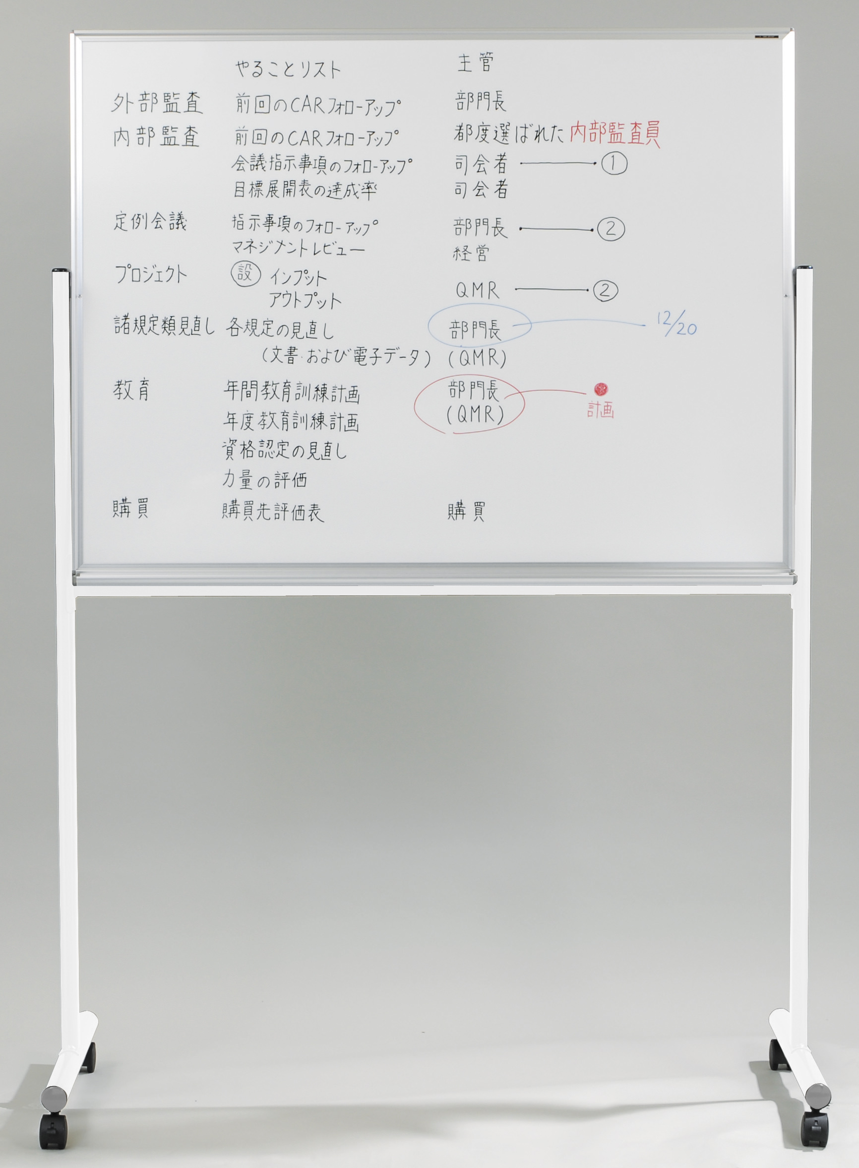 MAJIシリーズ（脚付ホワイトボード） - ホワイトボード・黒板 